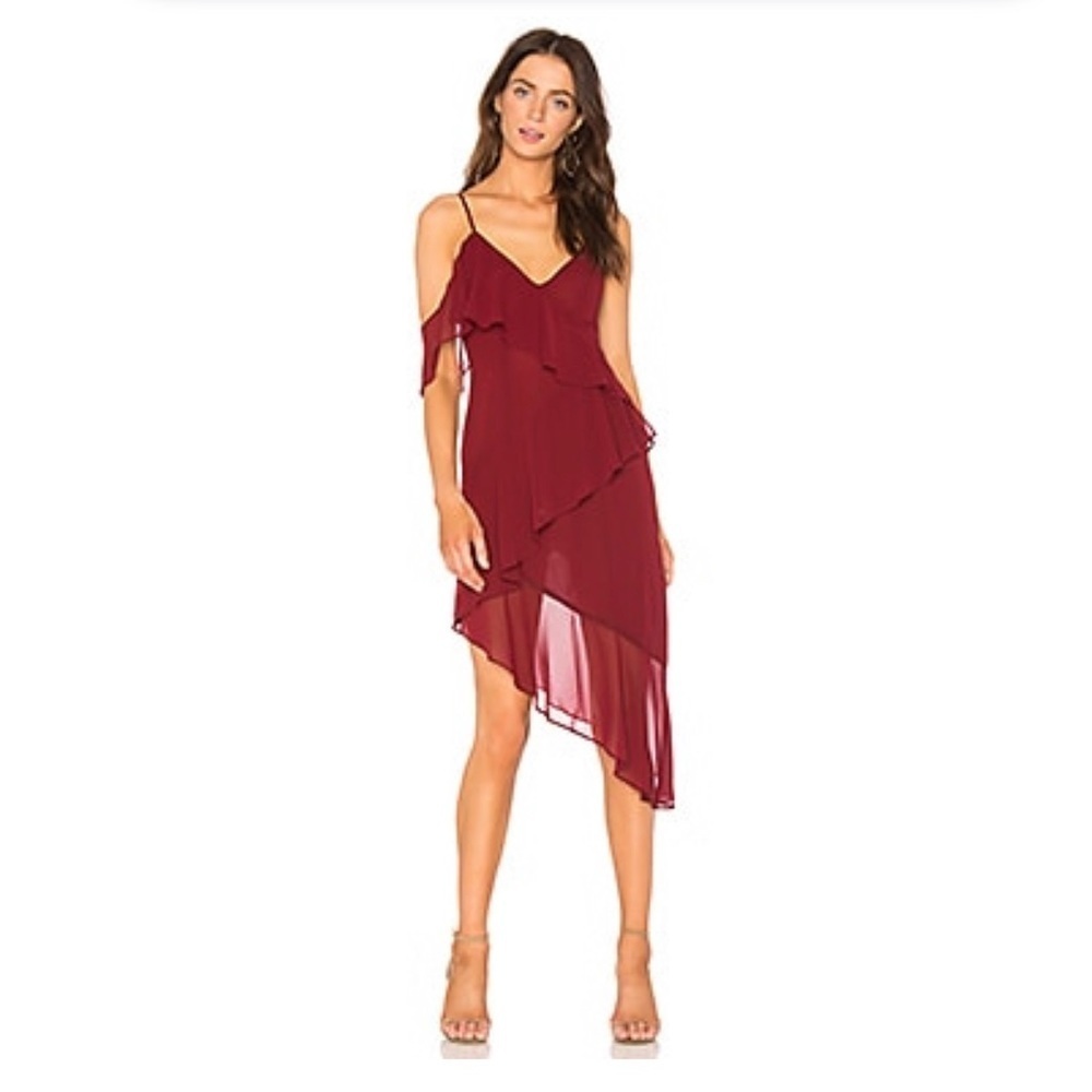 MAJORELLE x REVOLVE Pixie Dress in Terracotta Size S